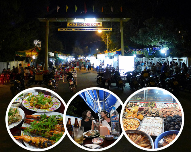 Chợ Dinh Cậu về đêm Phú Quốc khi về đêm
