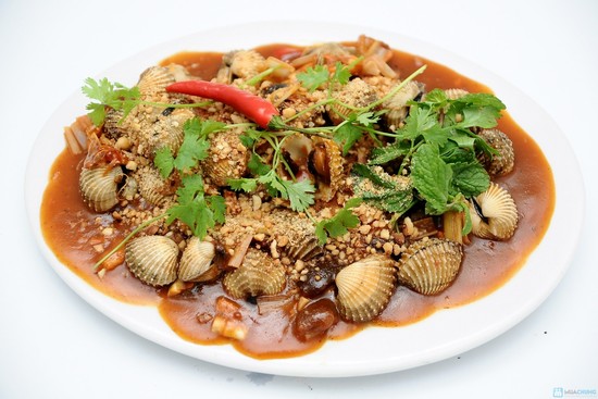 Sò huyết rang me Phú Quốc Sò huyết rang me